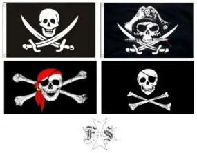 BANDIERA PIRATI GRANDE FORMATO